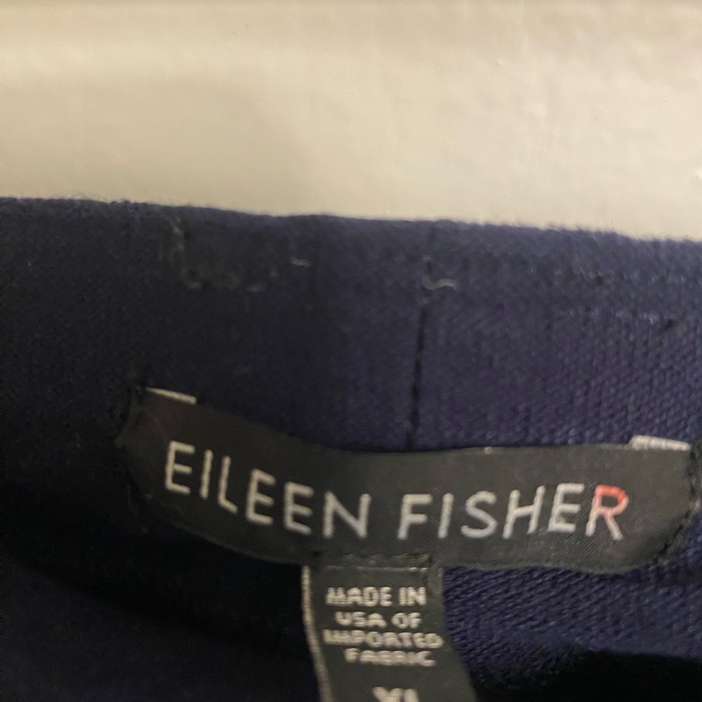 Eileen Fisher Navy Straight Leg Pants